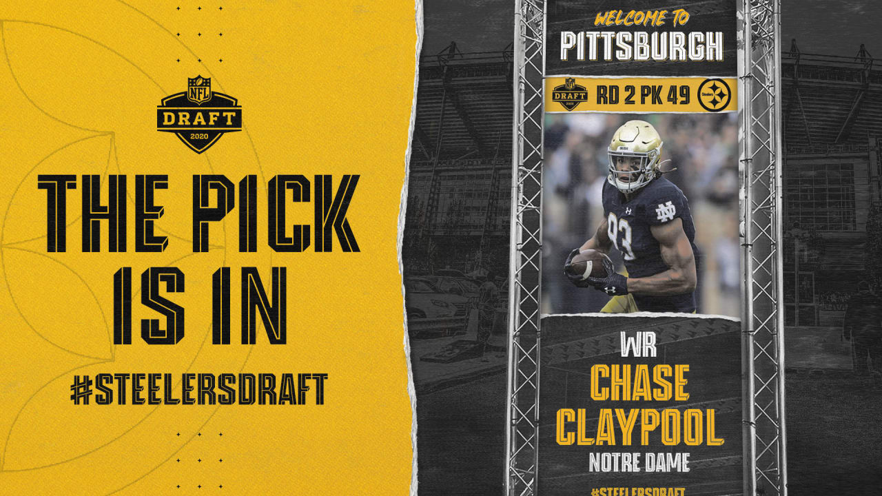 WR Chase Claypool picks Steelers jersey number