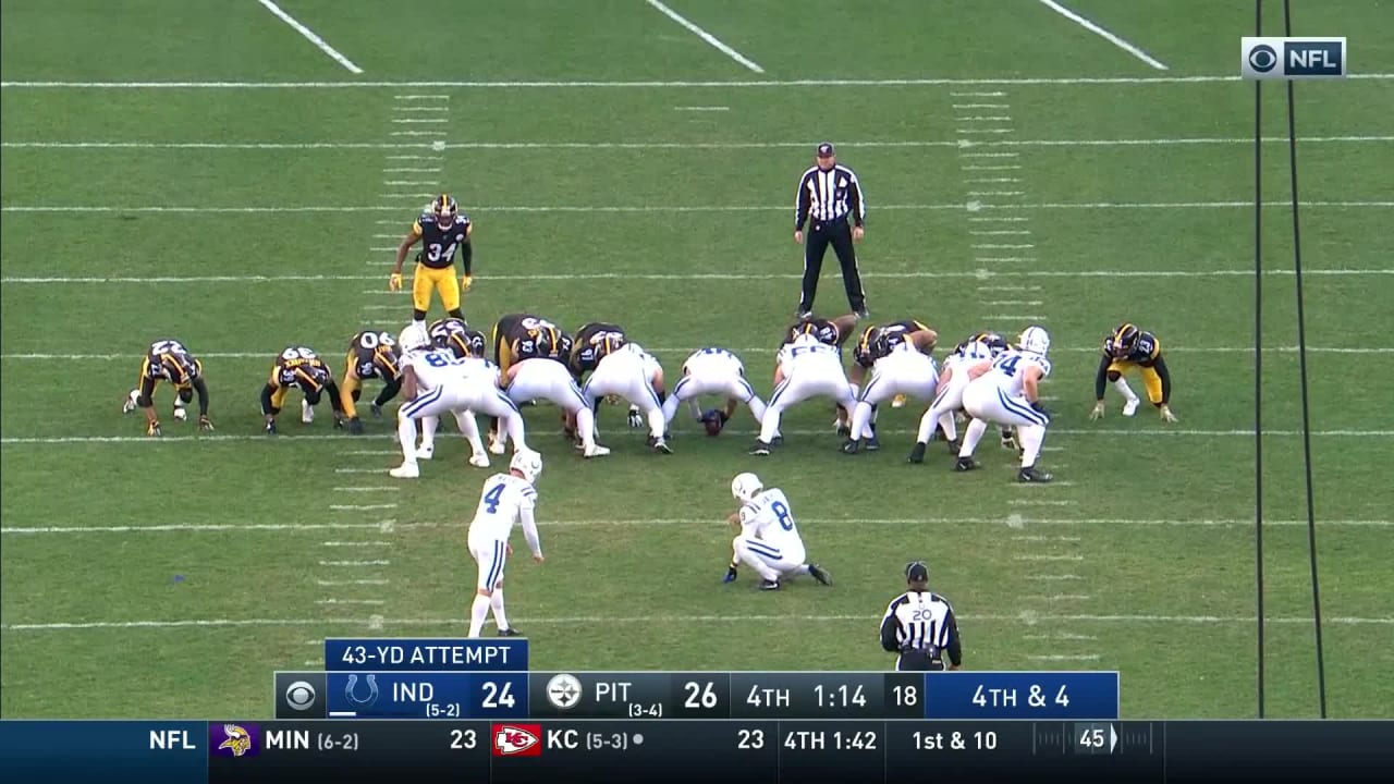 Pittsburgh Steelers on Twitter: A Boswell 3️⃣ puts us up. PIT 26