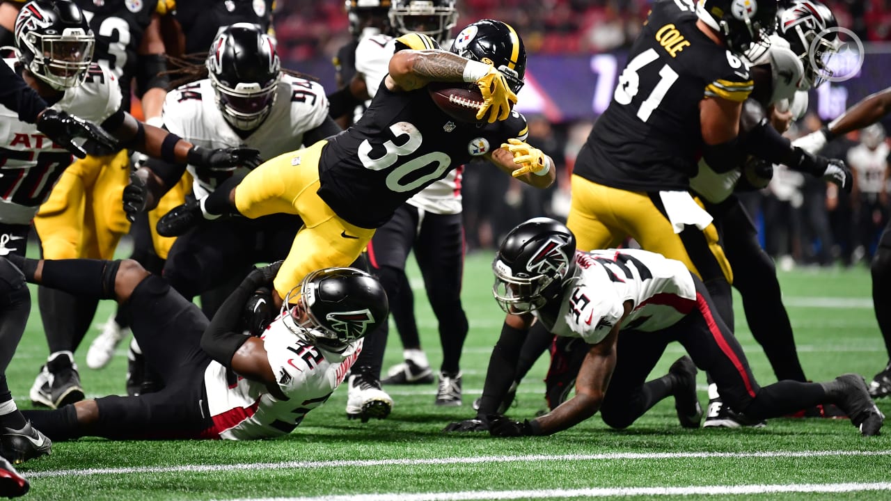 HIGHLIGHTS: Steelers score three first half TDs vs. Falcons