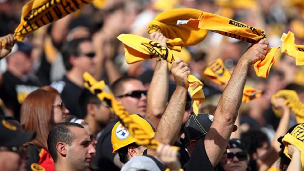 Steelers Fans Descend, Terrible Towels in Tow, but Find Little to