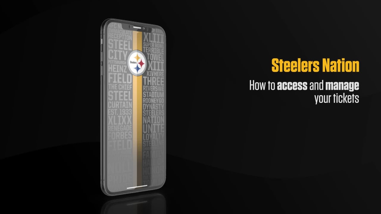 Mobile Ticketing  Pittsburgh Steelers 