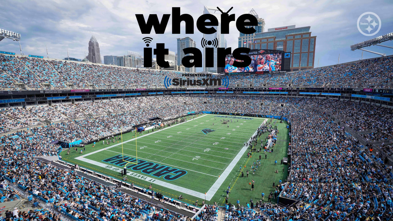 Where it airs: Steelers-Panthers