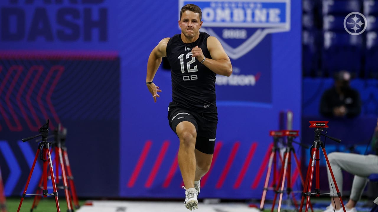 Quarterback Brock Purdy runs official 4.84-second 40-yard dash at 2022  combine