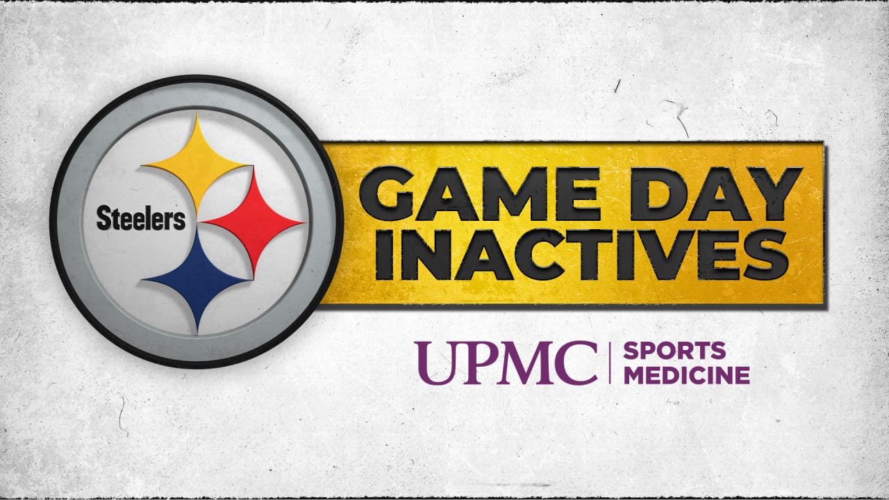 Steelers inactives for Week 3 at Browns