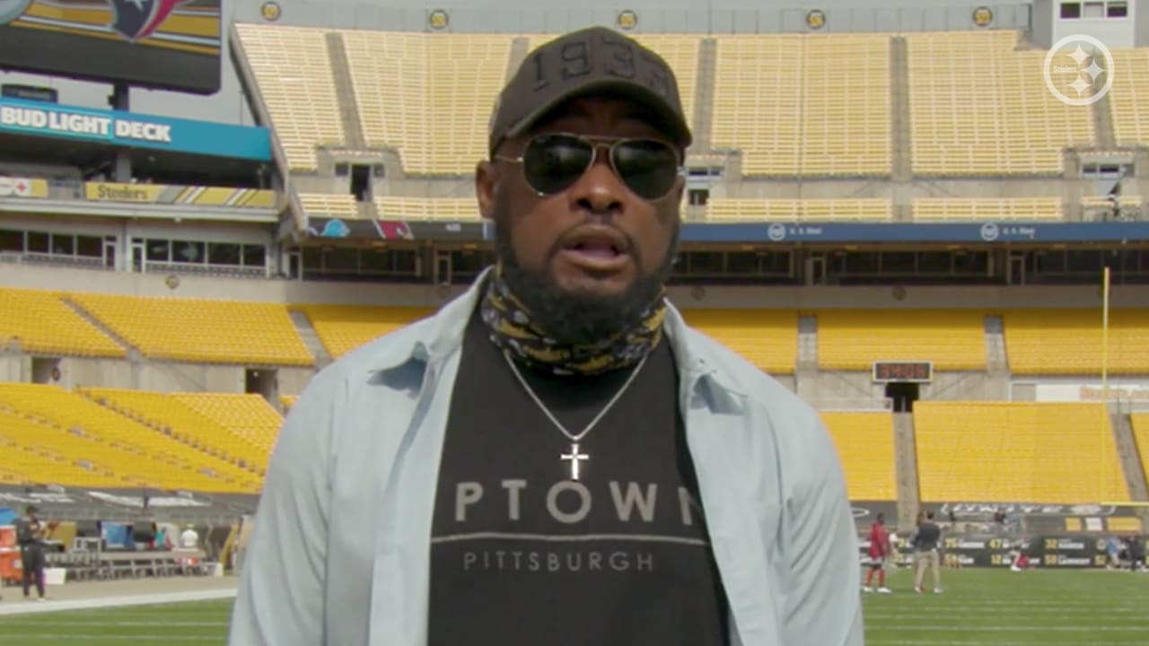 Mike Tomlin coach of Steelers gives team black Air Forces