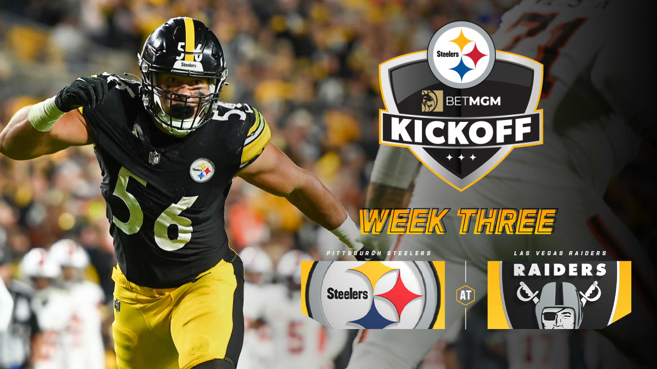 WATCH: Steelers Kickoff - Week 3 at Raiders