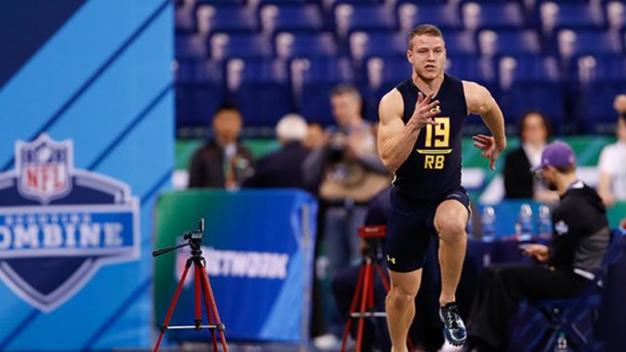 NFLN Simulcam Top RB's at 2017 Combine