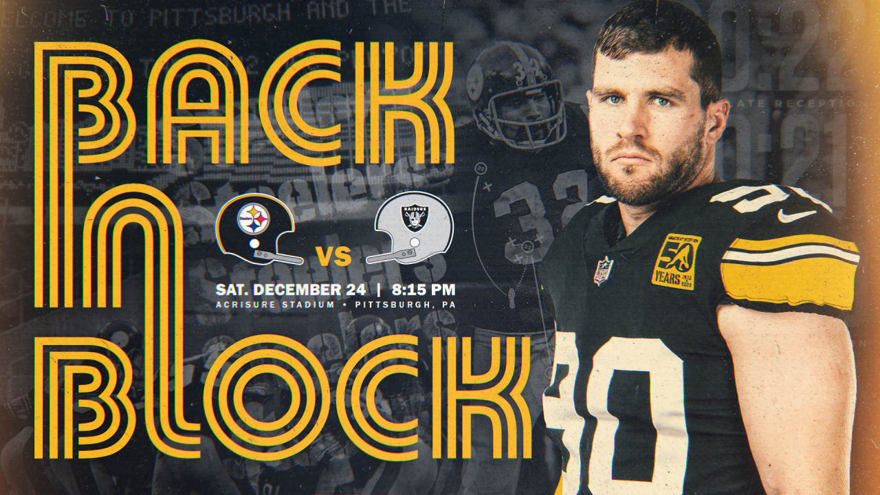 Steelers to wear throwback uniforms vs. Raiders