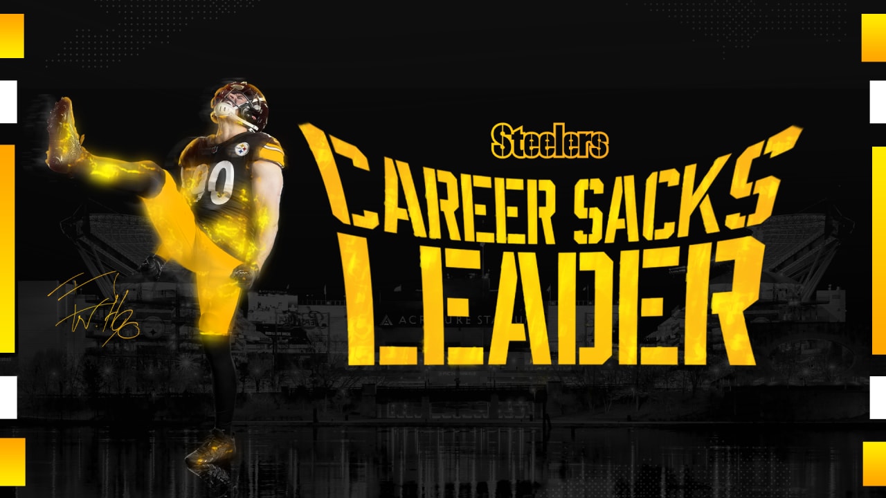 Steelers LB T.J. Watt becomes the Steelers' all-time sack leader