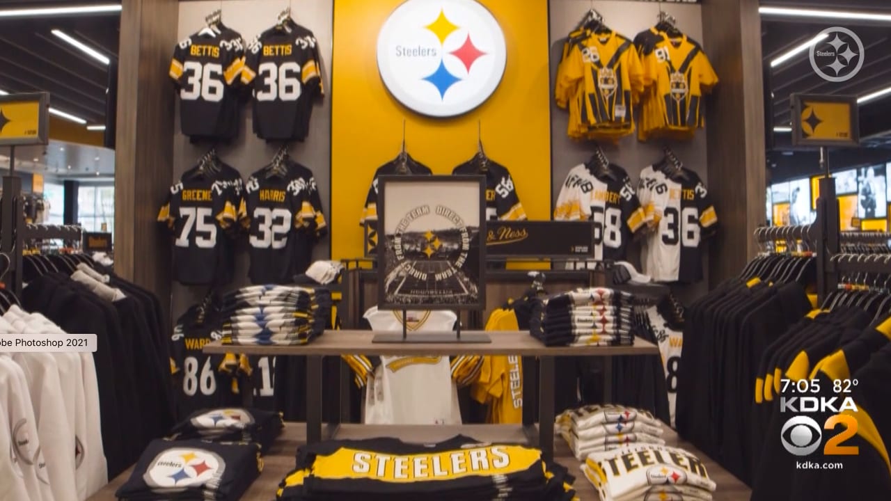 Steelers unveil 2022 fan merchandise and open new Pro Shop inside Acrisure  Stadium - CBS Pittsburgh