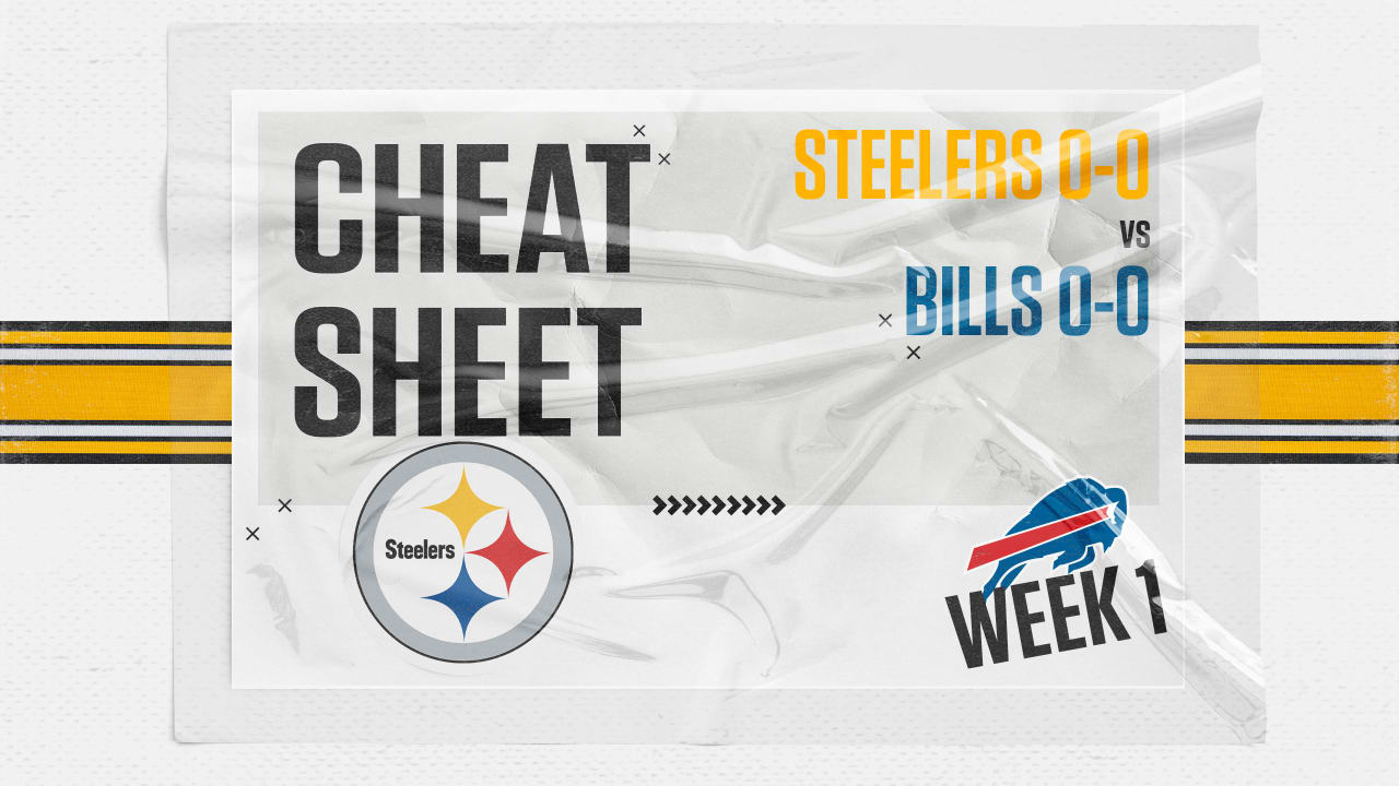 Steelers GameDay Cheat Sheet: Week 5 vs the Buffalo Bills - Steel City  Underground