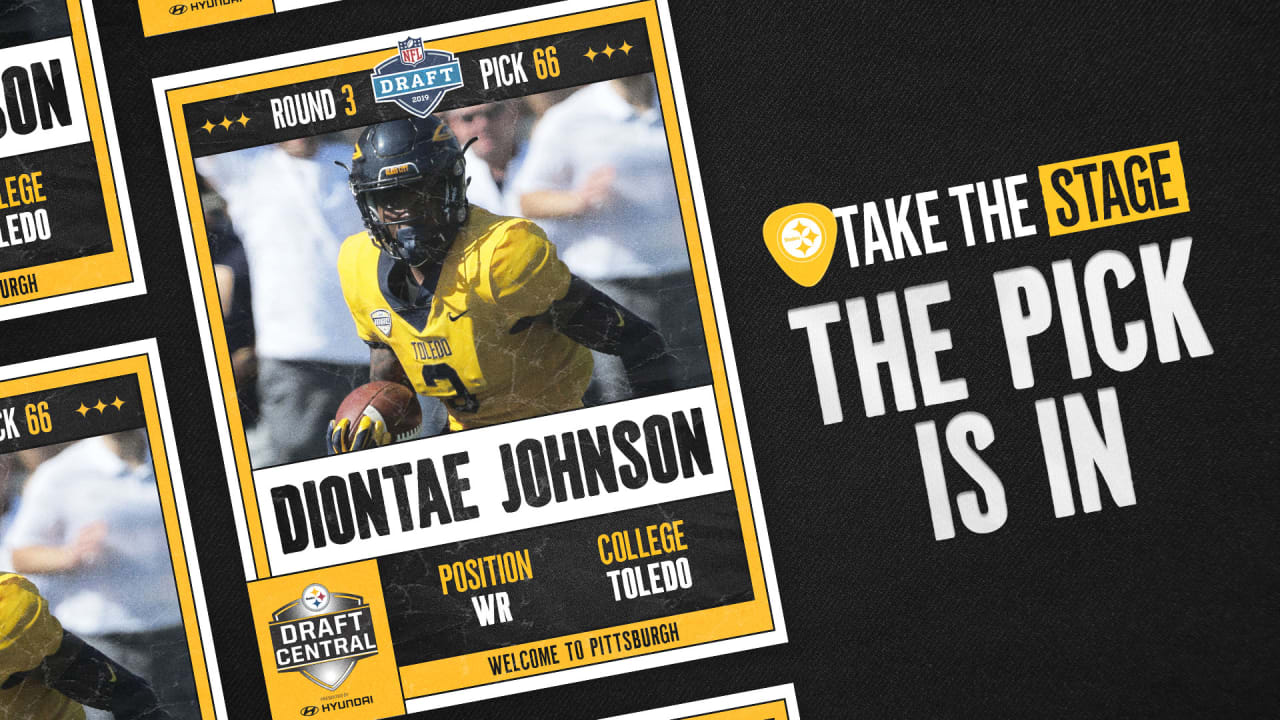 Former Toledo WR Diontae Johnson inks 3-year deal with Steelers