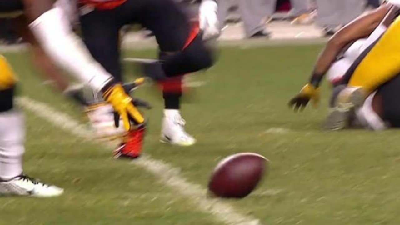 Steelers Vs. Bengals: Antwon Blake Forces Fumble