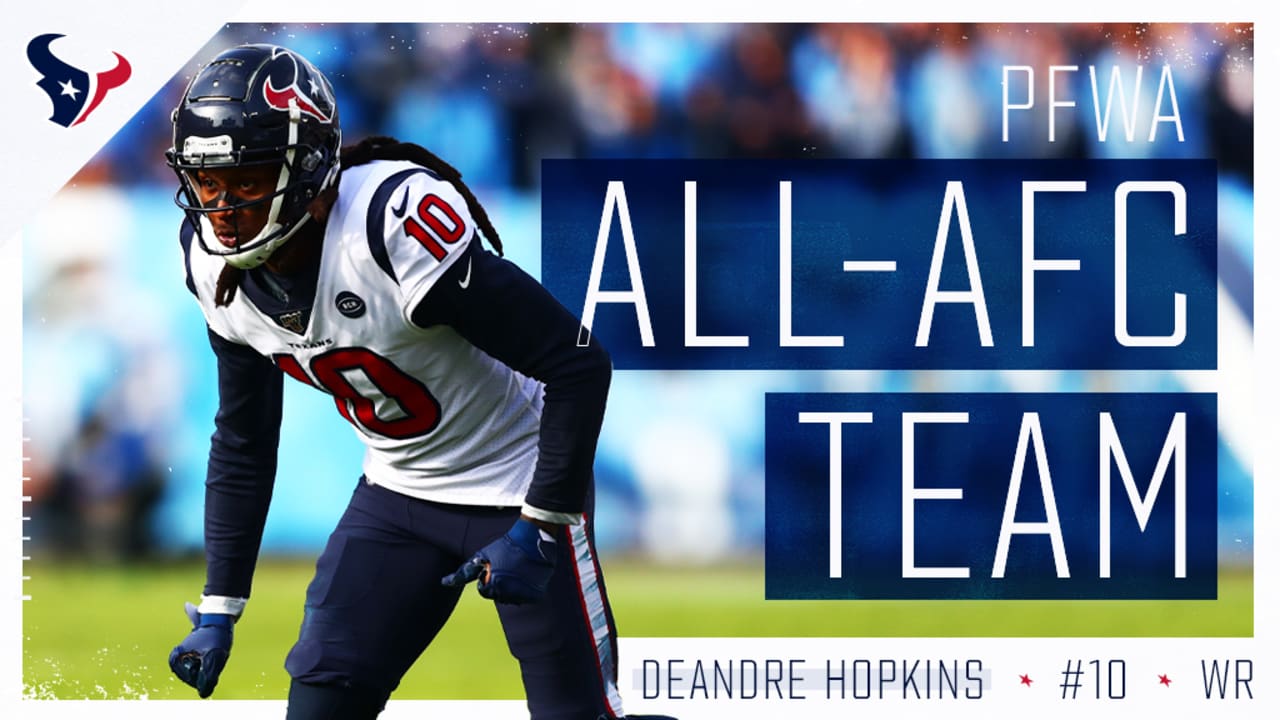 DeAndre Hopkins, Tytus Howard receive 2019 PFWA honors