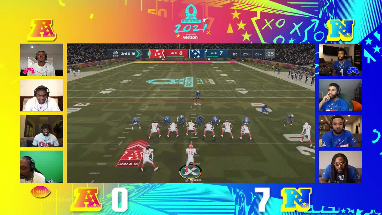 AFC vs. NFC Pro Bowl Full Gameplay