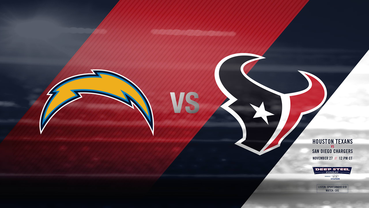 Pumped Up Texans vs. Chargers
