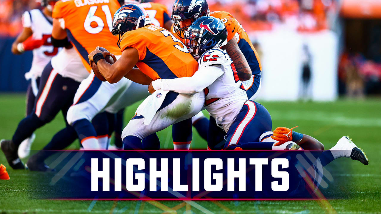 Full game highlights: Broncos vs. Texans