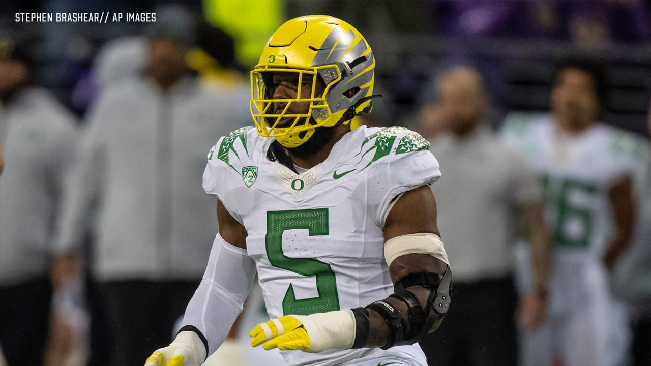 A first look at Oregon's Thibodeaux being drafted by New York Giants