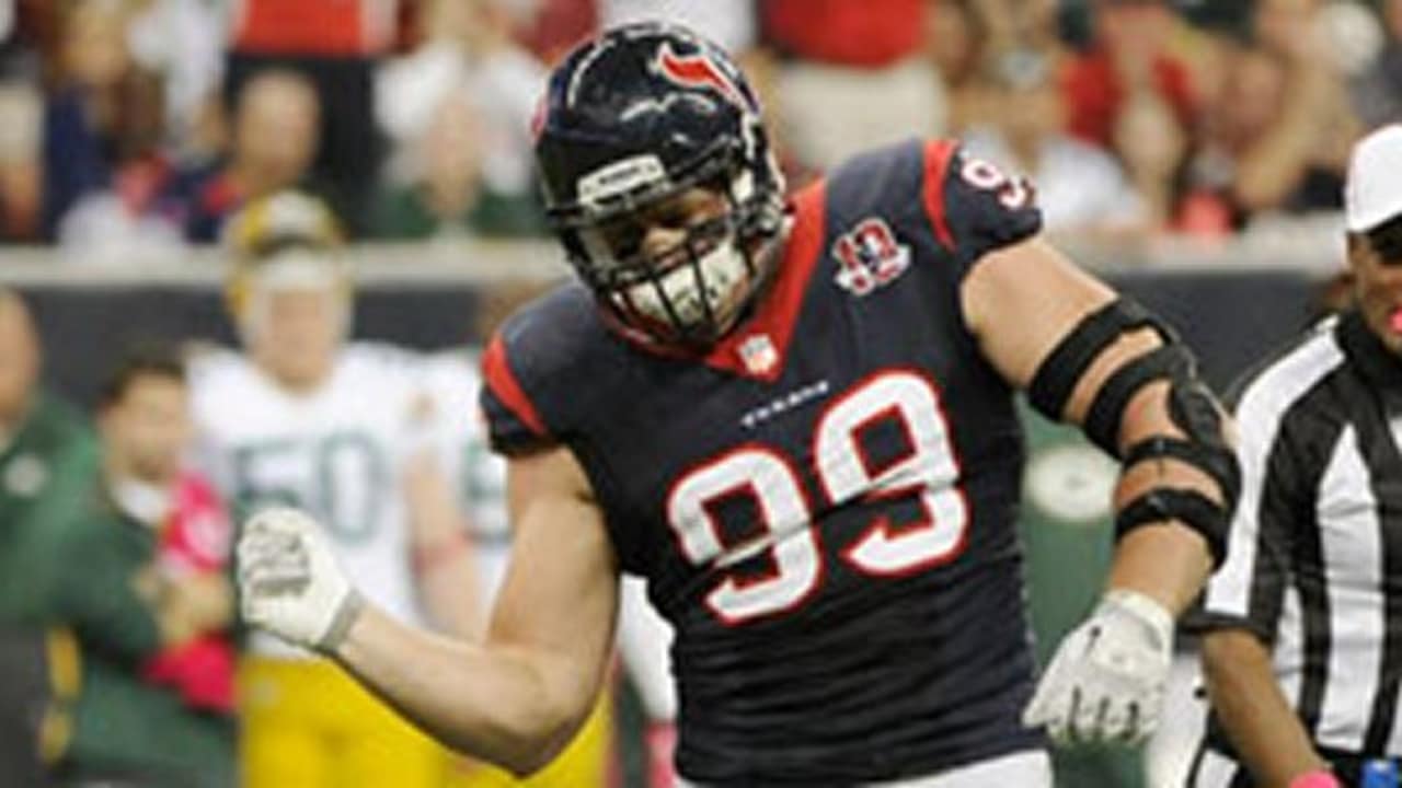 Highlight: Watt throws off Rodgers' belt
