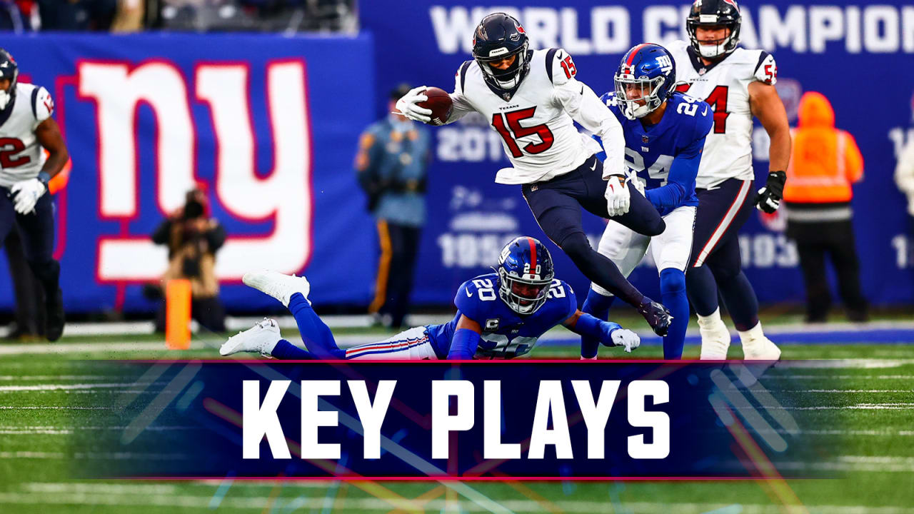 Houston Texans Team Analyst John Harris breaks down the Giants