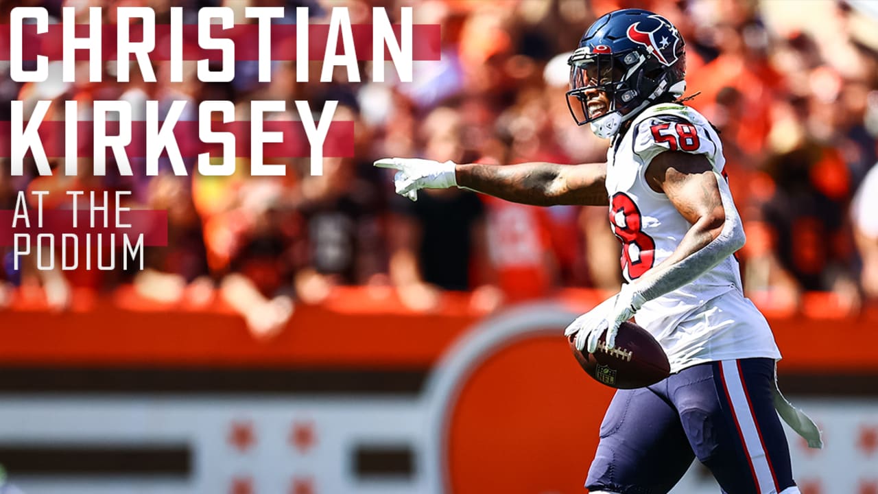 Texans coach DeMeco Ryans says LB Christian Kirksey has been 'excellent  leader'