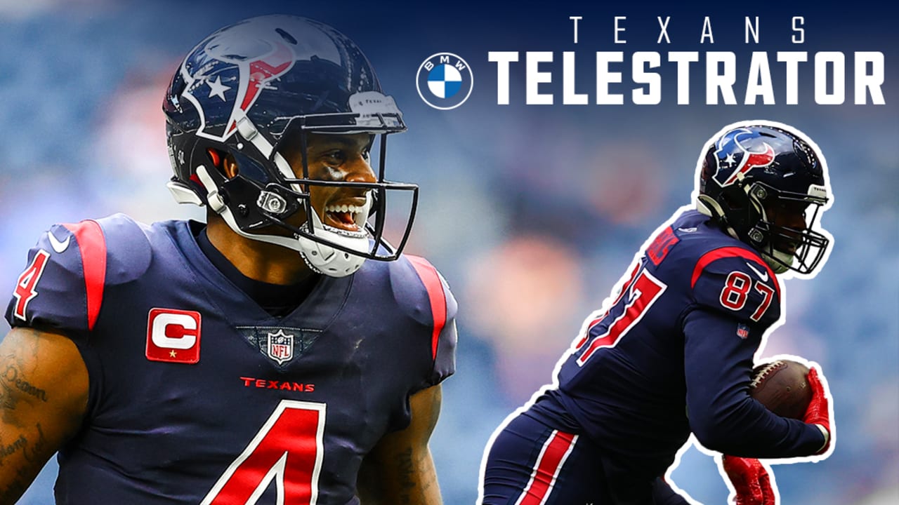 Texans Record Deshaun Watson's 30 TD of the Season Telestrator