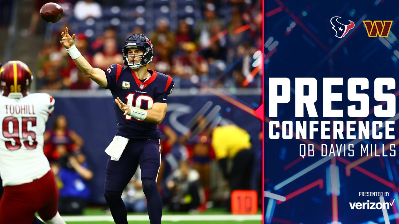 QB Davis Mills  Press Conference recapping Texans vs. Titans (12