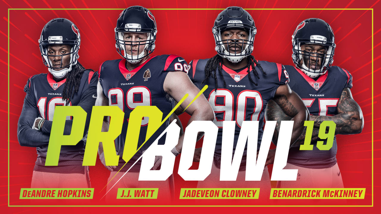 4 Houston Texans who were named Pro Bowl alternates