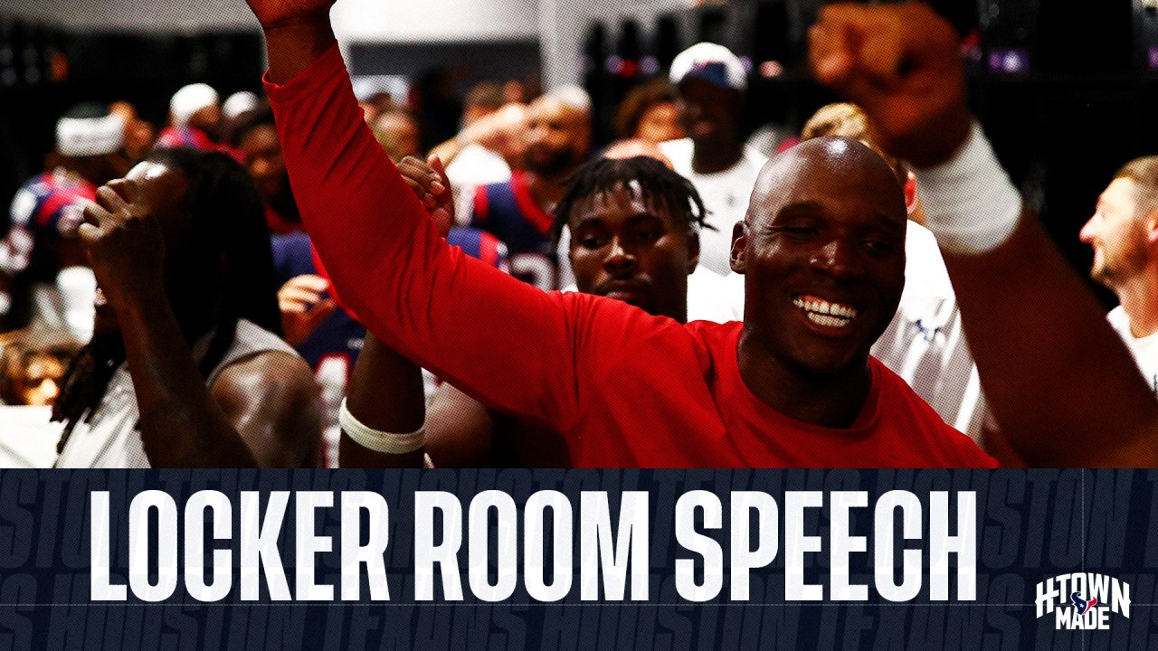 Locker Room Celebration Following Victory Over Jaguars