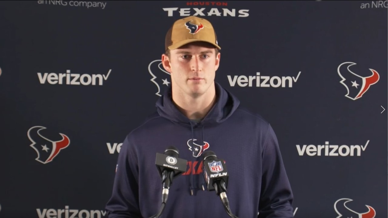 QB Davis Mills  Press Conference after Texans at Colts (1-8-2023)