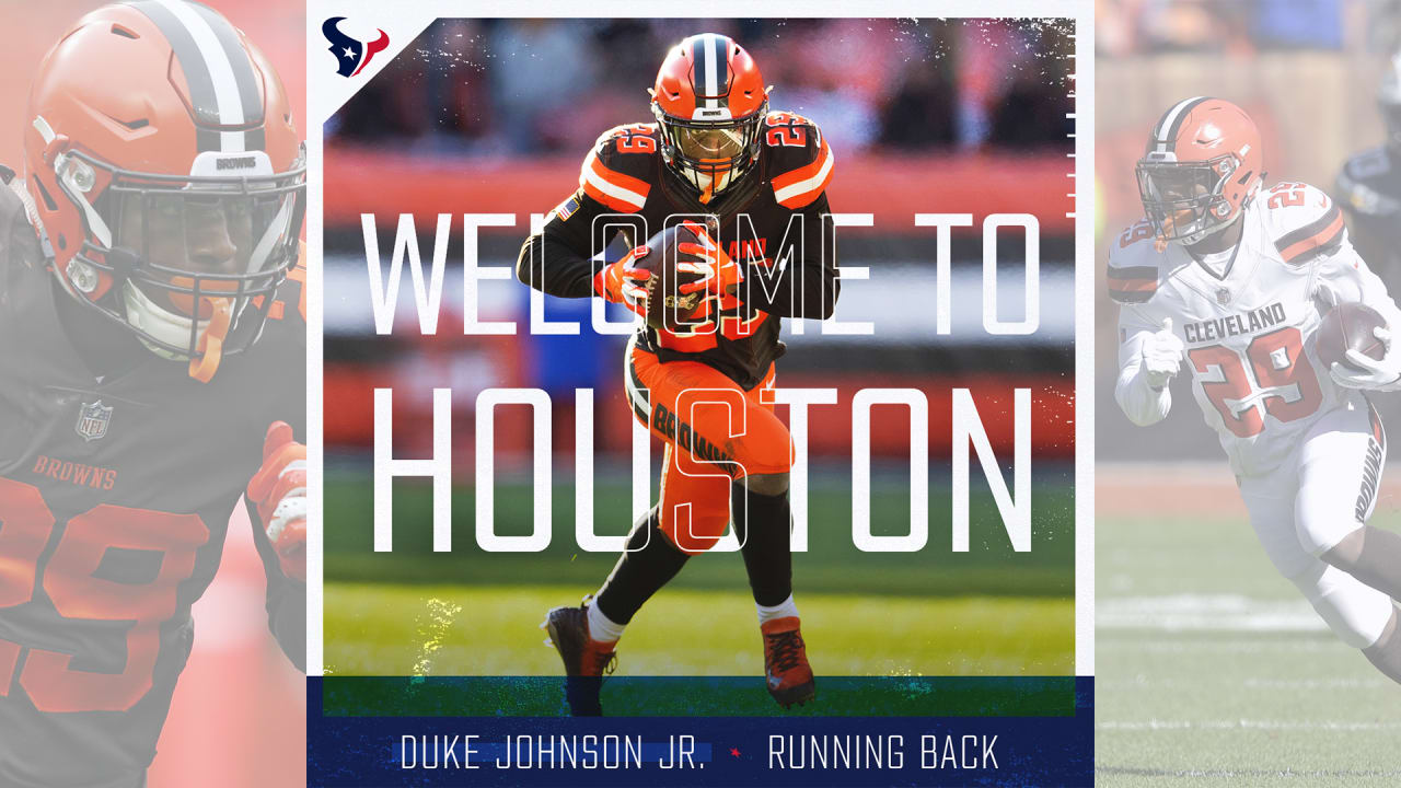 Texans acquire RB Duke Johnson Jr. from Browns