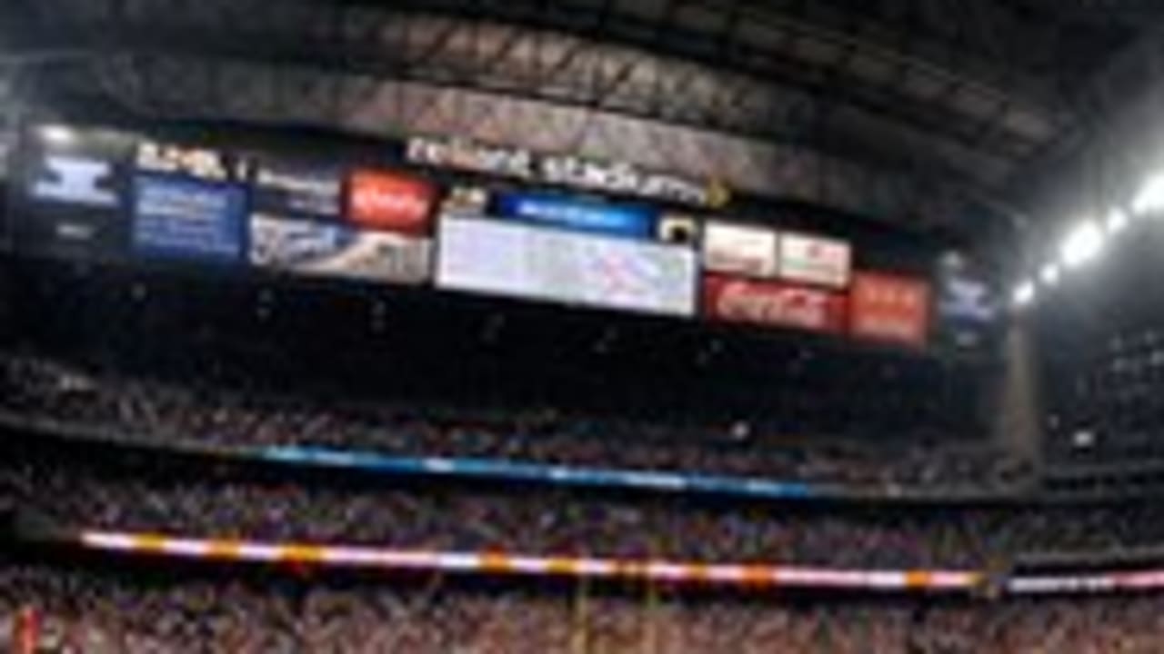 Houston texans reliant stadium ticket/photo display