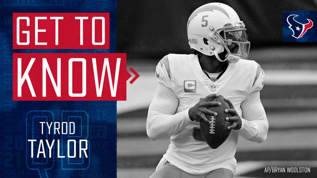 Get to know Houston Texans quarterback Tyrod Taylor, signed as an