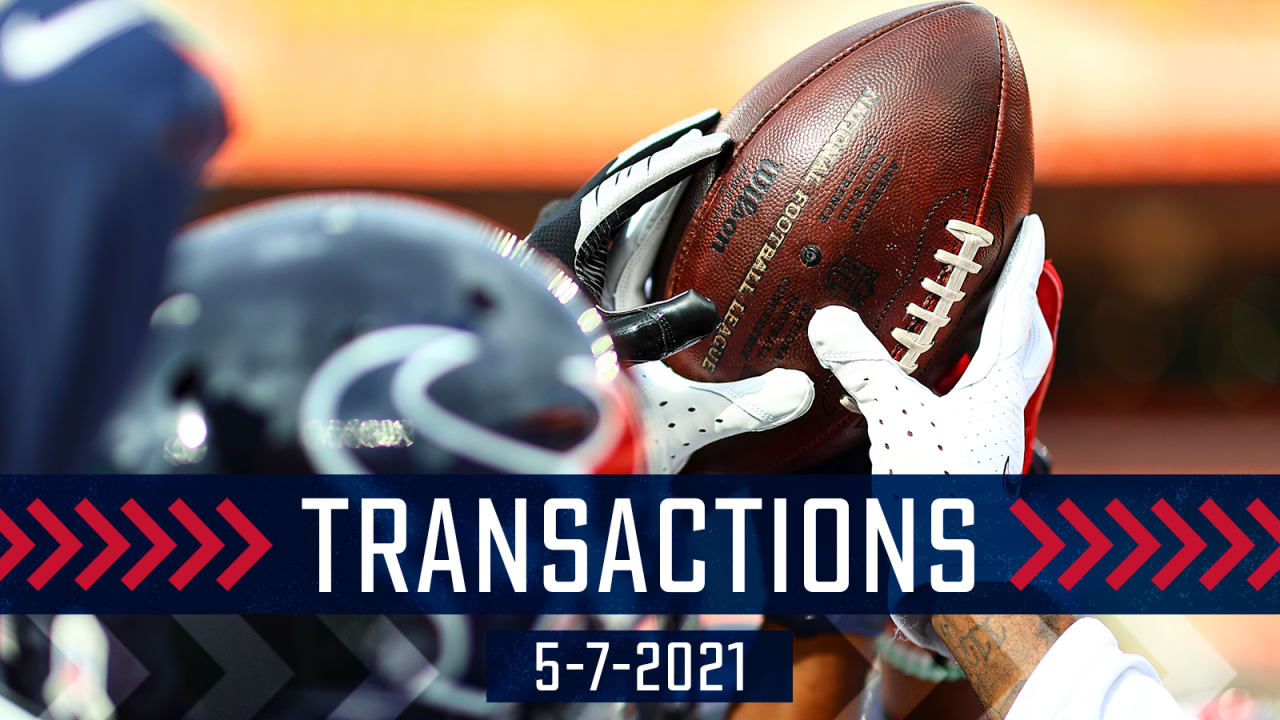 The Houston Texans made roster moves.