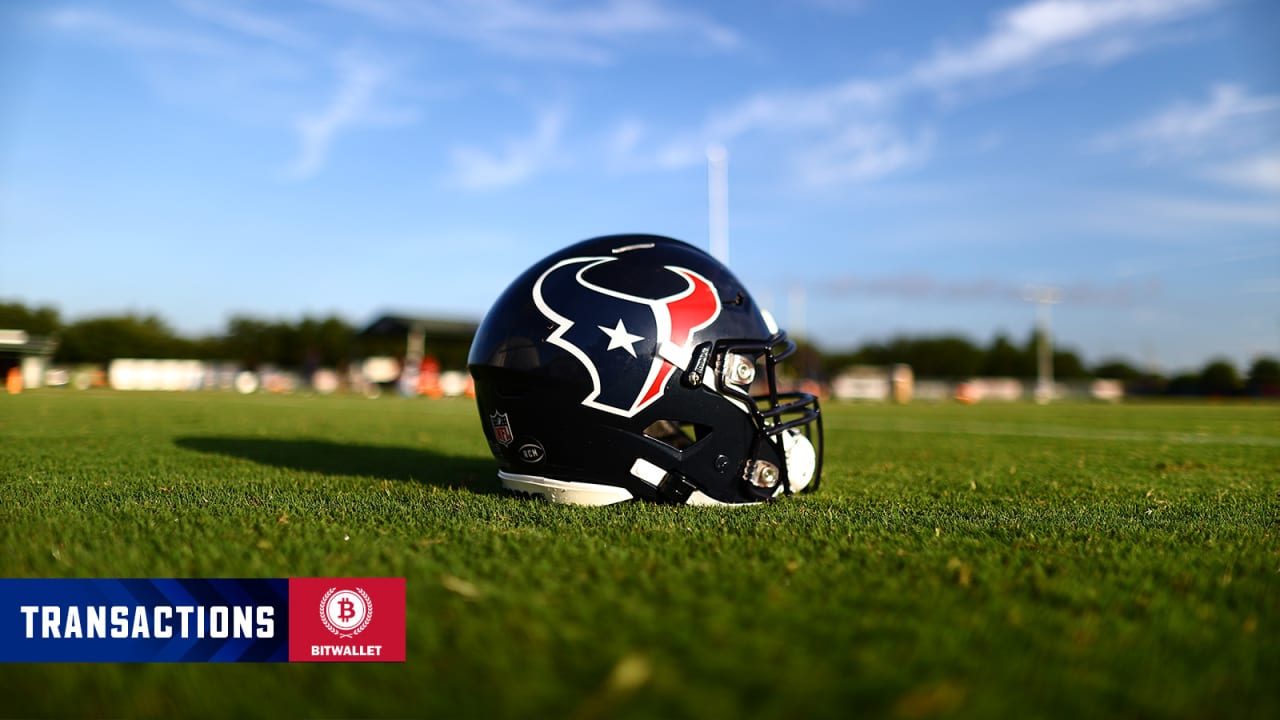 The Houston Texans made a roster move.