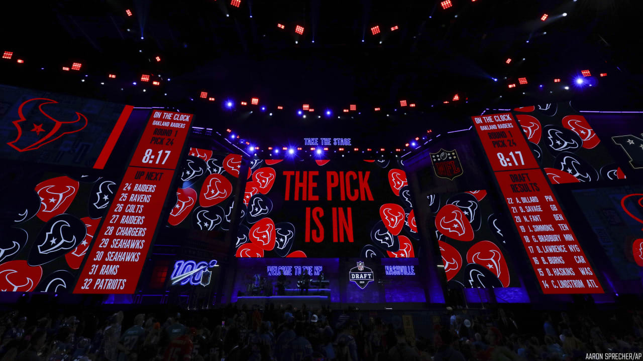 Texans have 6 NFL Draft picks in 2020, with more to come
