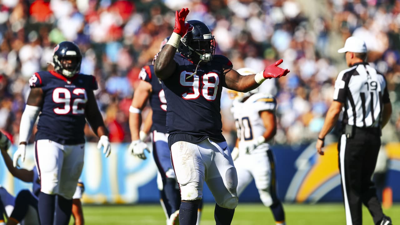 The Houston Texans defense wants a raucous on Sunday when the Colts offense  is on the field. Head Coach DeMeco Ryans, defensive end Will Anderson, Jr.  and linebacker Denzel Perryman explained why.