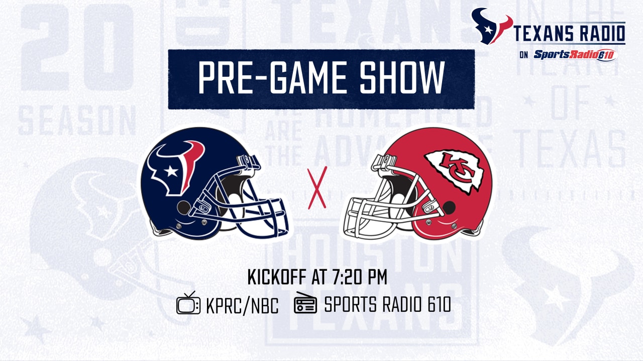 Pre-Game Show: Texans at Chiefs, Week 1