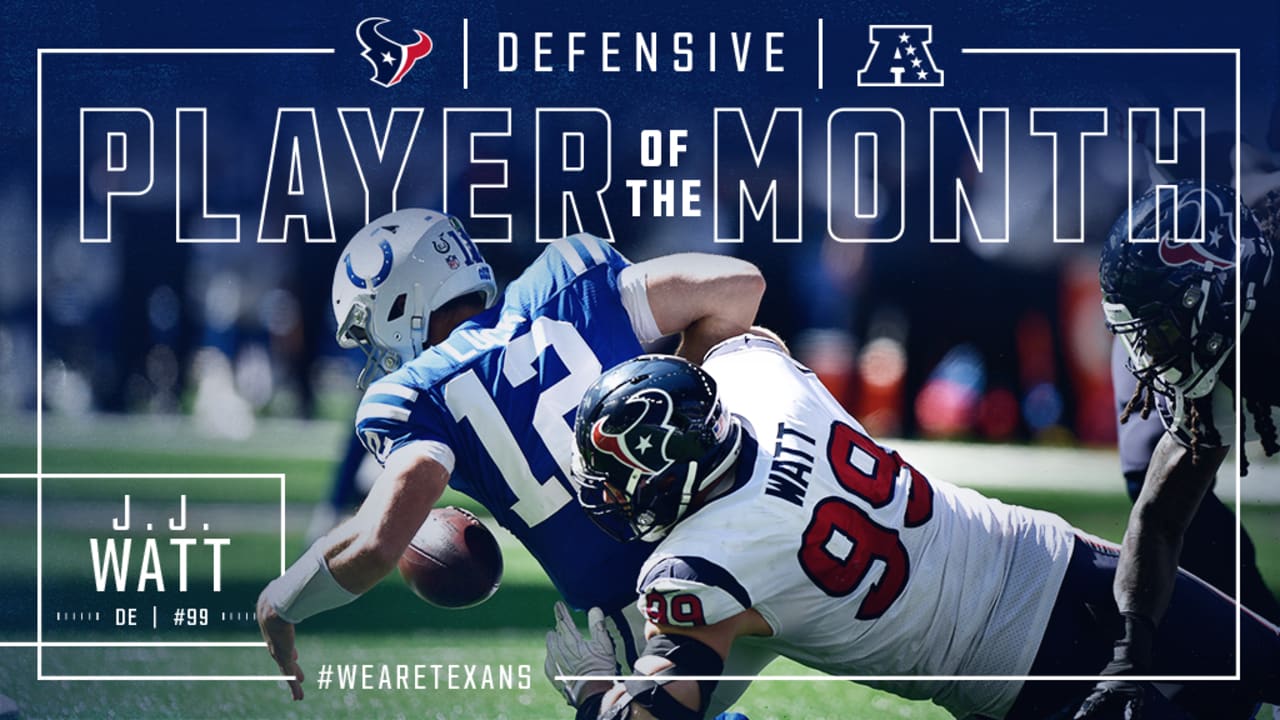 Houston awarded AFC defensive player of the week