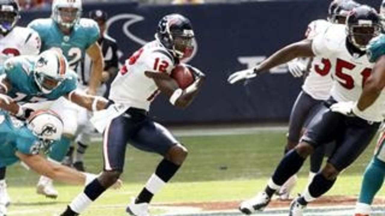 Miami Dolphins tight end Anthony Fasano (80) gets up after scoring