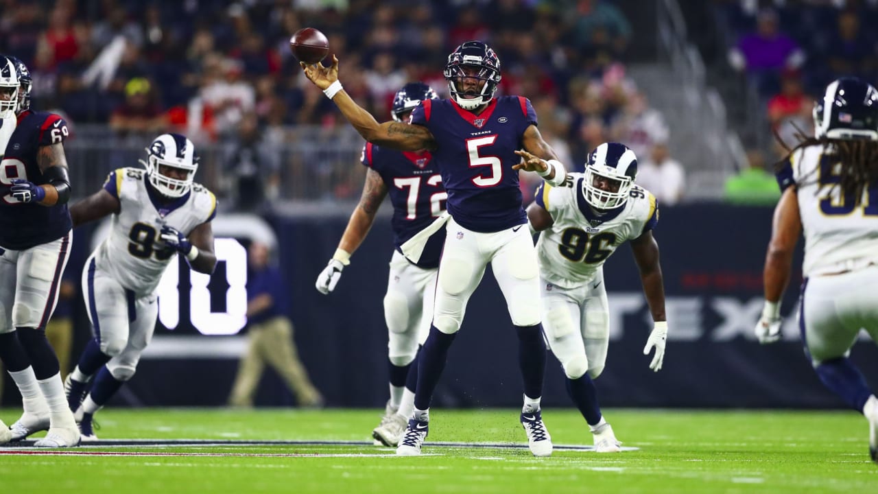 Texans' Deshaun Watson dominates throwing slant