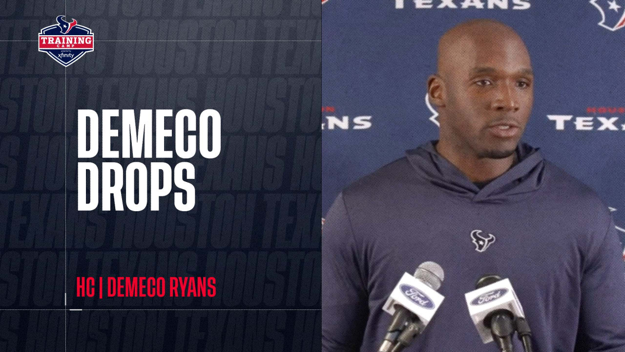 DeMeco Ryans takes over Houston team looking to improve with