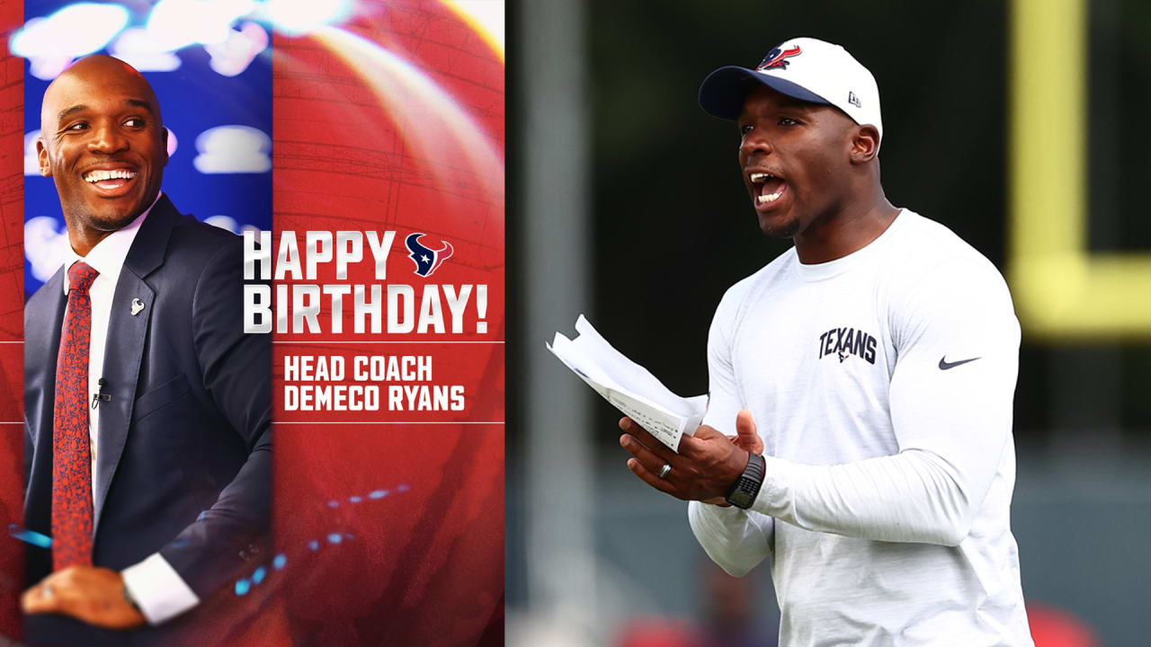 | Happy Birthday to Head Coach DeMeco Ryans!