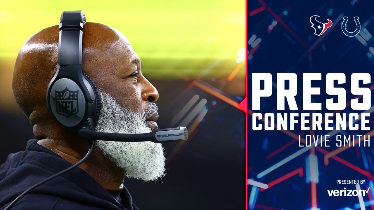 HC Lovie Smith  Press Conference after Texans at Colts (1-8-2023)