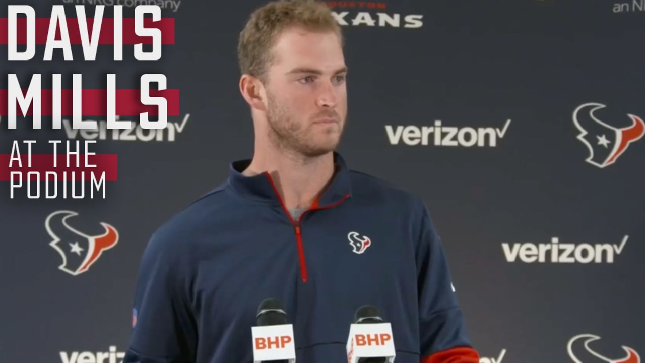 QB Davis Mills  Press Conference after Texans at Colts (1-8-2023)