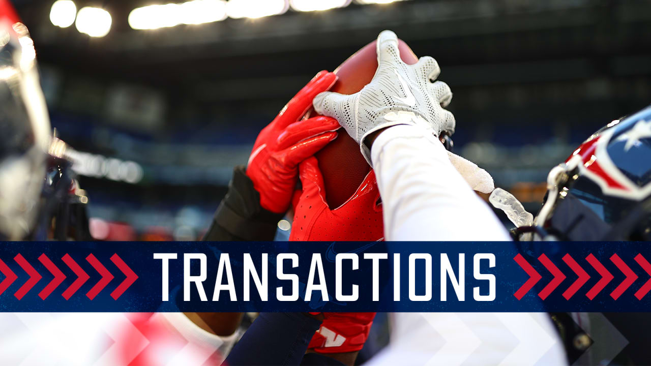 The Houston Texans made roster moves.