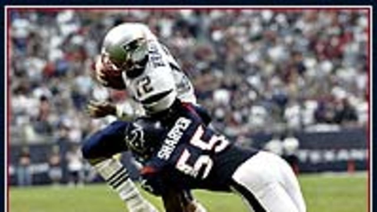 Wide receiver Bethel Johnson, of the New England Patriots, looks up to the  stands as he runs into the end-zone for a touch down, during the first  quarter of play, as the