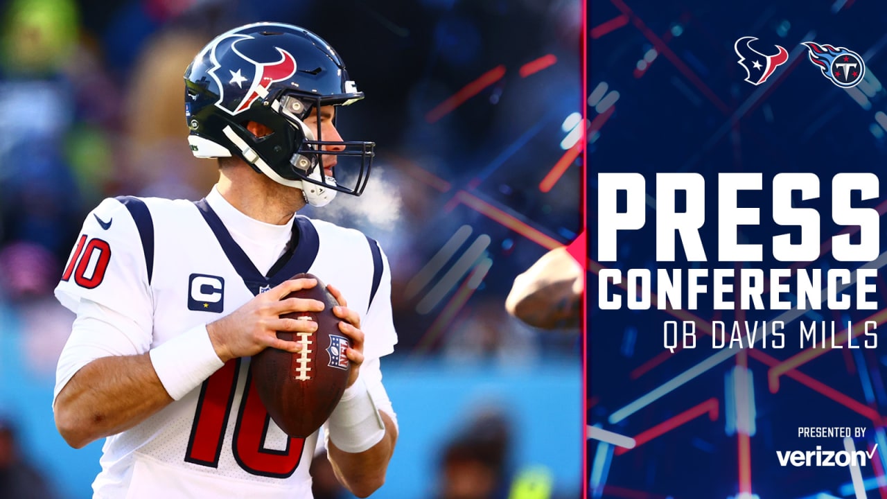 QB Davis Mills | Press Conference recapping Texans vs. Titans (12-24-2022)