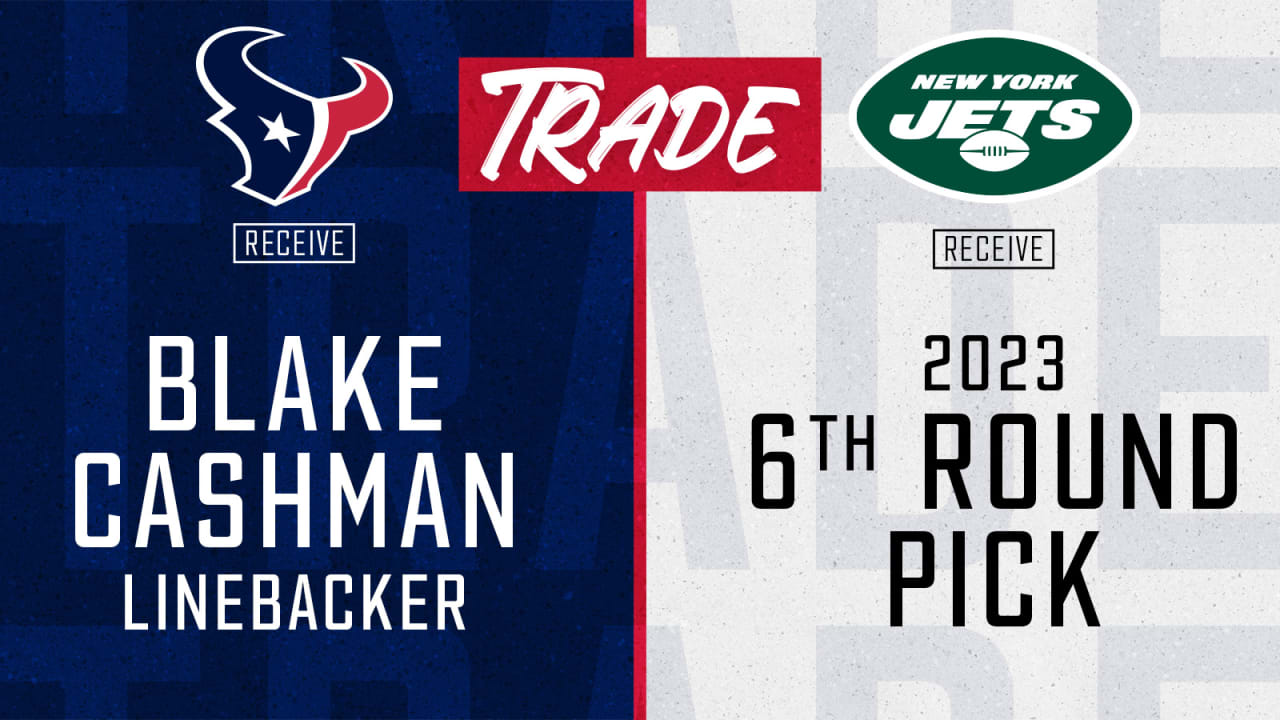 New York Jets trade LB Blake Cashman to Houston Texans