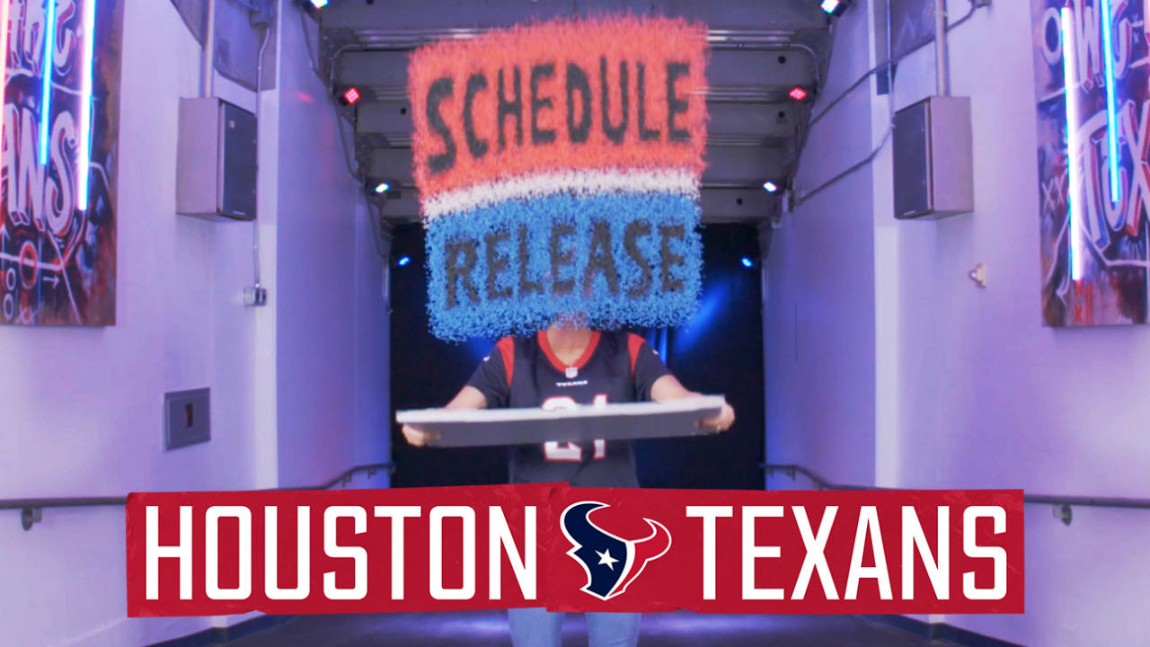 The Houston Texans' first-ever 17-game slate kicks off against the  Jacksonville Jaguars on September 12.